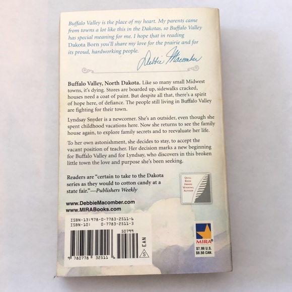 ⭐️5 for $15⭐️ Dakota Born by Debbie Macomber | Book - Picture 2 of 2